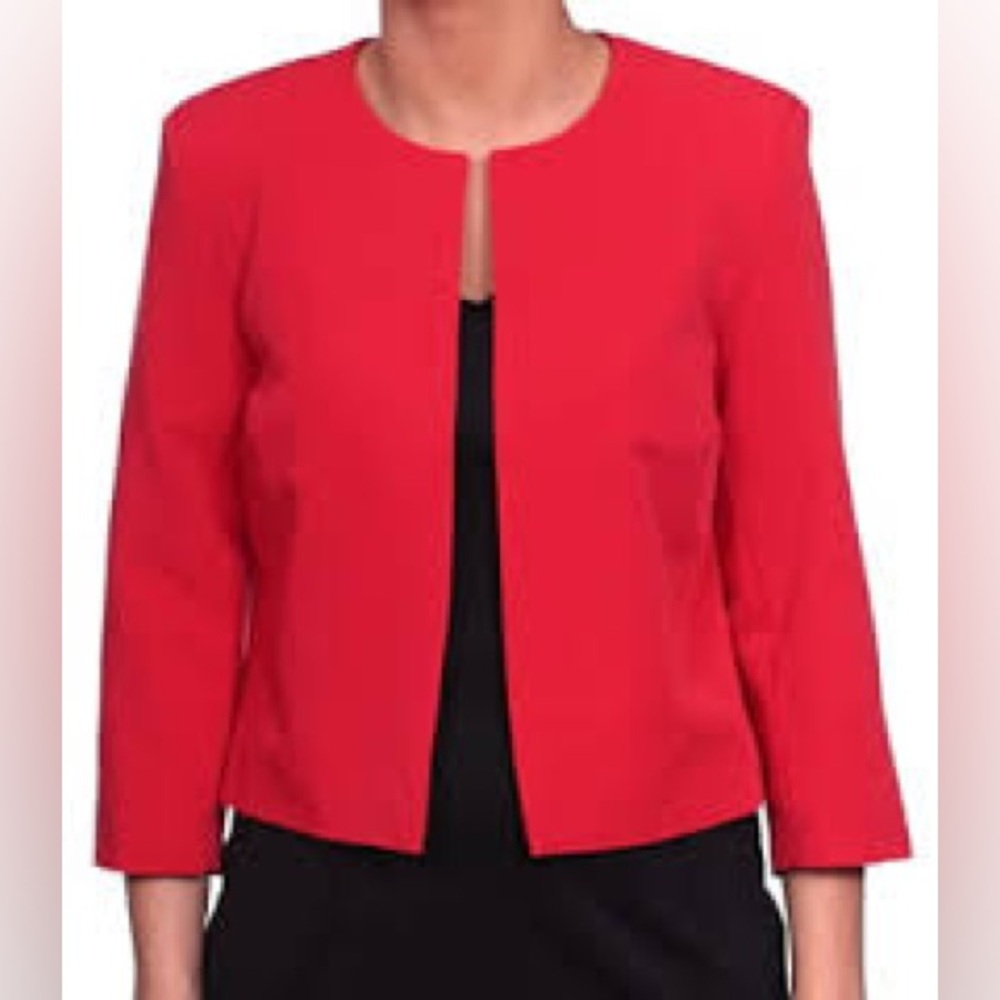 Anne Klein Vibrant Red Blazer